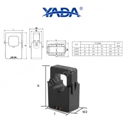 CTF35-400A/5A miniature open current transformer snap-on transformer for retrofitting