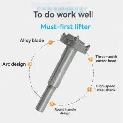 Woodworking hole opener 18mm