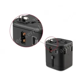 Universal travel adapter Type C usb