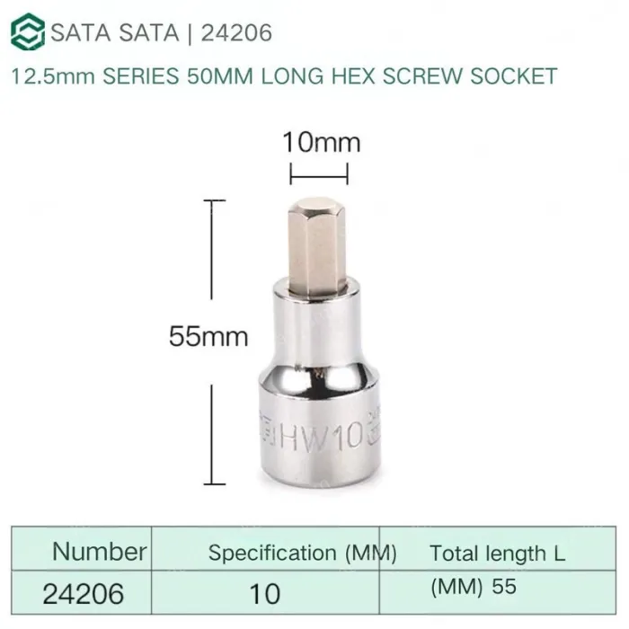 Dafei 10mm with a total length of 55mm-24206