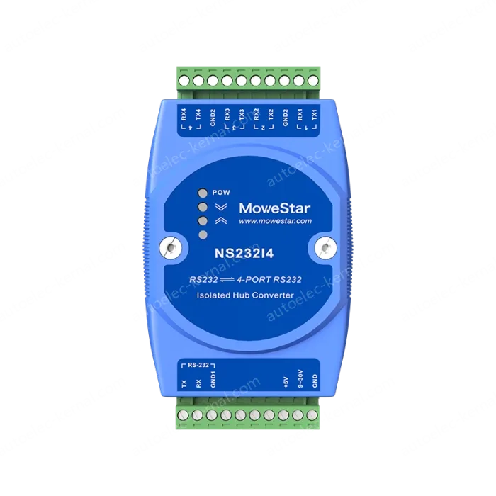 4xRS232 Isolated HUB Converter