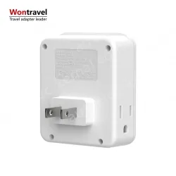 Wall Socket 3 AC Outlets Power Strip