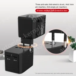 Hot sale PD travel adapter KRUSB-WLG3301B