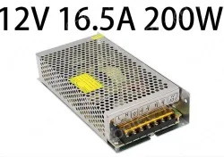 DC switching power supply, LED light strip light box monitoring special transformer 12V 16.5A 200W