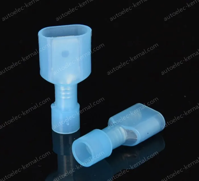FDFN2-250（Blue male and female）Fully insulated terminal with cold crimp termination