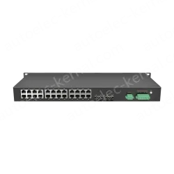 2 Ports 100M FX + 24 Ports 10/100M RJ45 Rack-mount Managed Industrial Ethernet Switch