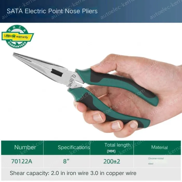 8" needle-nose pliers stripper 70122A