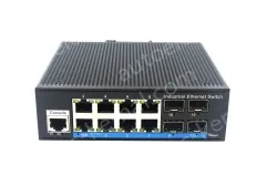 8-port 10/100/1000BASE-TX+4G SFP Managed Industrial PoE Switch