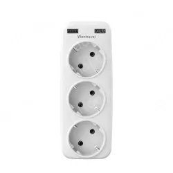 EU plug extension wall socket