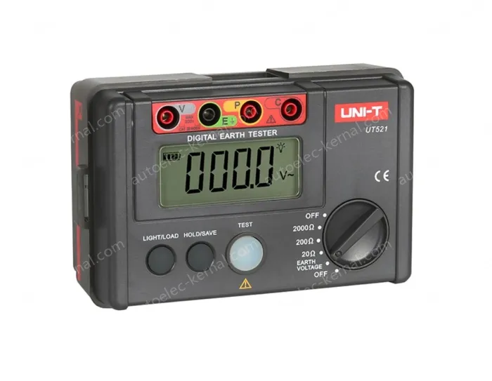 UT521 Digital Ground Resistance Tester Loop High Precision Lightning Protection Ground Resistance Meter