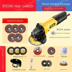Industrial 850W rear switch wood sanding