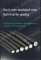 Steel core insulated wire 10KV3.4 thickness*JKLGYJ-185/30