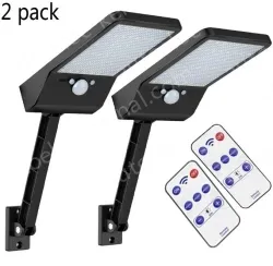 Double pack of large LED Solar remote