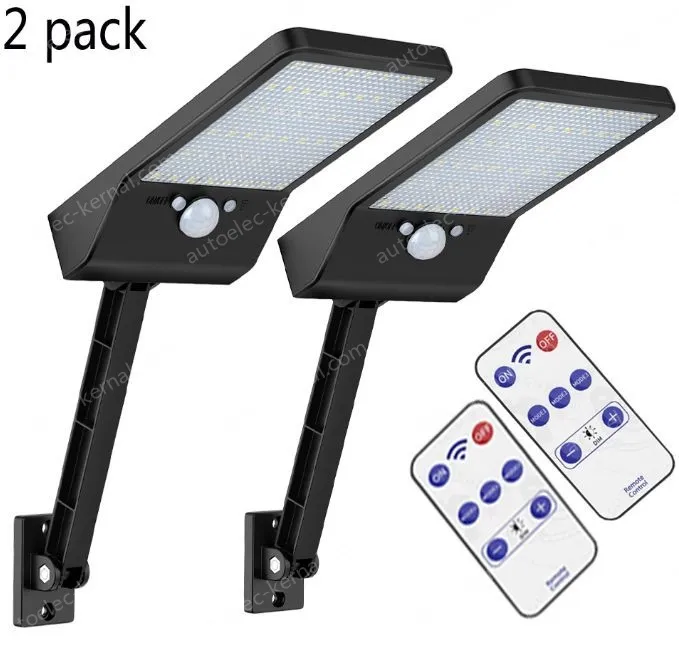 Double pack of large LED Solar remote