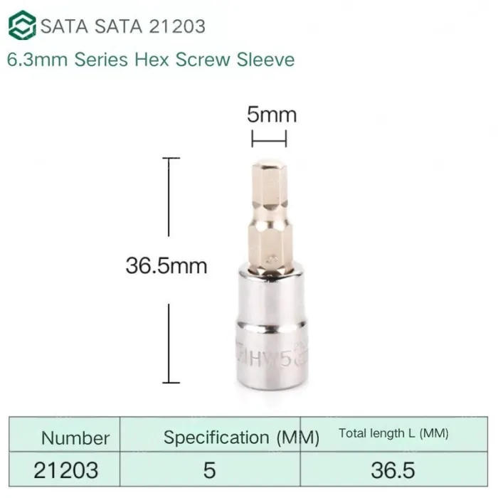 Xiaofei 5mm with a total length of 36.5mm-21203