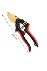 Three-speed adjustable gold 8.5 inch - coarse pruning shears