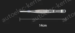 Stainless steel tweezers Straight round head (304 models) 14cm