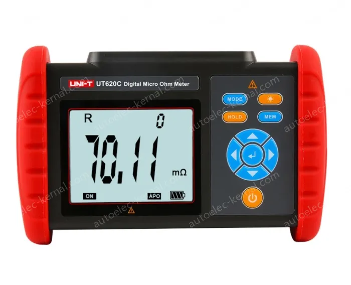 UT620C DC Low Resistance Tester High Precision Electrician Four-wire Measurement Milliohmmeter Microohmmeter