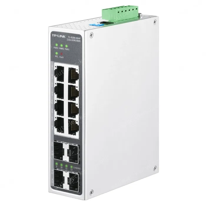 12 port Layer 2 manages industrial switches