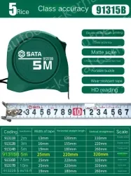 Class 1 accuracy - 5 m - ruler width 25mm - 91315B