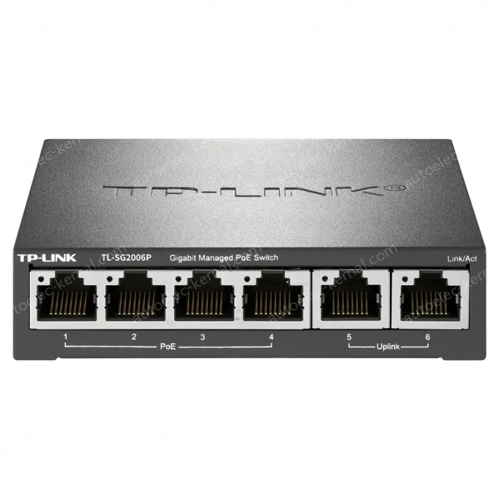 6 port Full gigabit cloud-managed PoE switches
