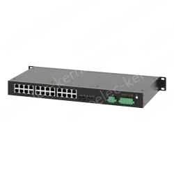 2 Ports 100M FX + 24 Ports 10/100M RJ45 Rack-mount Managed Industrial Ethernet Switch