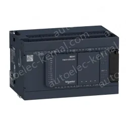TM241C24R logic controller, Modicon M241, 24 IO, relay