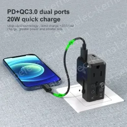 20W Charge Smallest Universal Travel Adapter