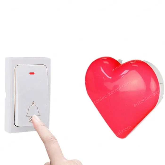 Love self generating wireless doorbell, increase volume, remote elderly, deaf, self generating wireless smart doorbell