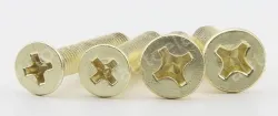 Golden Flat Head Screws M3*7