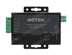 UOTEK 10/100M to 1 Ports RS-232/485/422 Serial Device Server