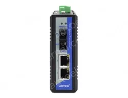 UOTEK 2 10/100/1000Base-T Ethernet ports and 1 1000Base- X optical port Network Fiber Optic Transceiver