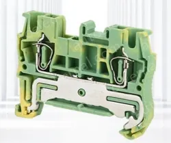 ST-2.5PE Grounding Terminal Block Spring Terminal Block Pull-back Yellow and Green Spring Grounding Strip