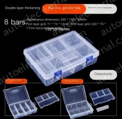 Two thickened materials 8 grids double-layered