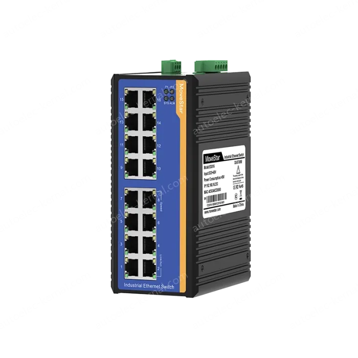 [100 Gigabit 16 Port] ring network management industrial switch