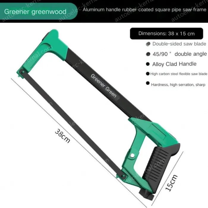 12 inch alloy square tube saw with 1 carbon steel saw blade The saw body can store the saw blade