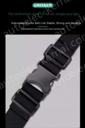 Type D: 9 slip pockets/1 lanyard/1 buckle+belt