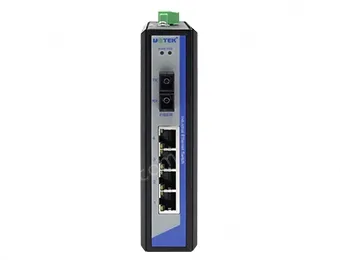 UOTEK 10/100M 1 Fiber 4 RJ-45 Ports Industrial Switch