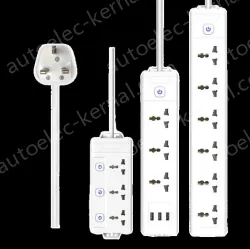 Single 4-plug USB 1.8m