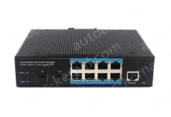 8-port 10/100/1000BASE-TX+2G SFP Managed Industrial PoE Switch