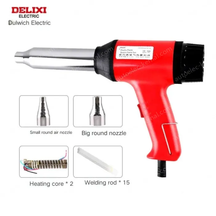 Welding torch + 2 heating cores + 15 electrodes