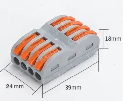 Quick terminal blocks-SPL-4 quadruple in and quad out