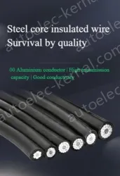 Steel core insulated wire 10KV3.4 thickness*JKLGYJ-50/8