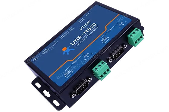 RS-232/485 serial devices to the TCP/IP network