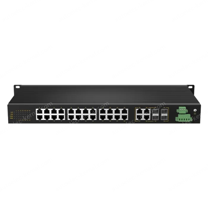 [4 Gigabit + 24 Gigabit Battery] managed industrial switch
