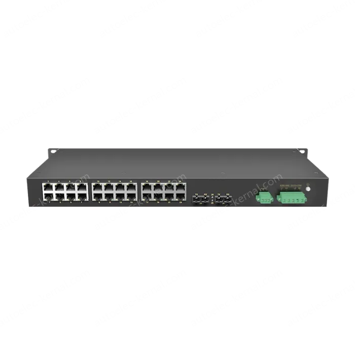 2 Ports 100M FX + 24 Ports 10/100M RJ45 Rack-mount Managed Industrial Ethernet Switch
