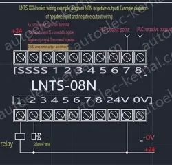 PLC amplification board output NPN input is 12V-24V 24-way