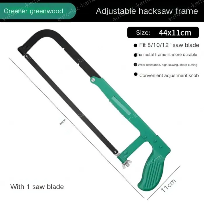 8/10/12 Adjustable Hacksaw Stand Includes 1 carbon hacksaw blade