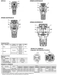 Modular Type Regulator AR30K-F03B-B