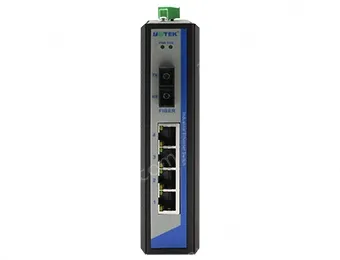 UOTEK 4 10/100Base-TX Ethernet ports and 1&nbsp;100Base- FX optical port Network Fiber Optic Transceiver